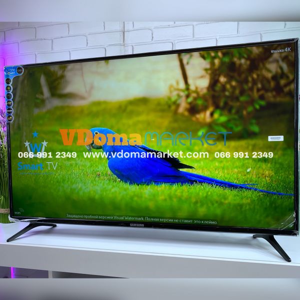 Телевизор SmartTV Samsung 50 дюймов с 4K-UHD, T2 и Wi-Fi