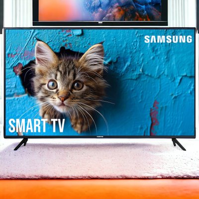 Телевизор SmartTV Samsung 55" дюймов с 4K-UHD, T2 и Wi-Fi